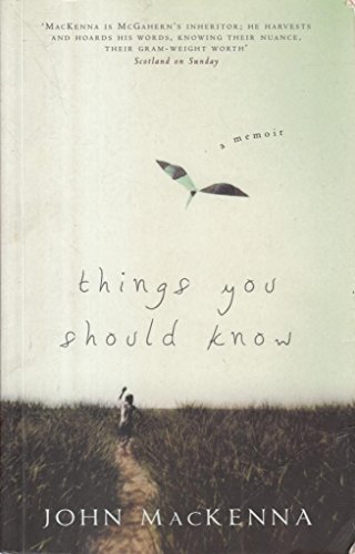 Beispielbild fr Things You Should Know: A Memoir zum Verkauf von WorldofBooks