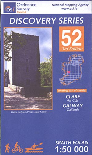 Clare, Galway - Discovery Series, 52 - Ordnance Survey Ireland