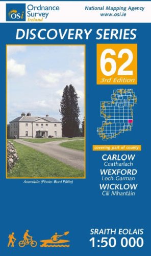 Stock image for CARLOW/WEXFORD/WICKLOW (DISCOVERY MAPS) for sale by HPB-Emerald