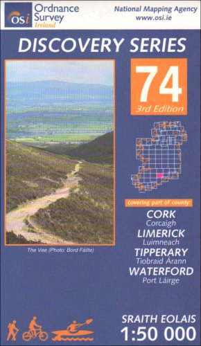 Stock image for Cork, Limerick, Tipperary, Waterford (Irish Discovery Map): Sheet 74 (Irish Discovery Series) for sale by WorldofBooks
