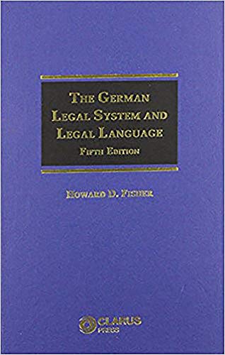 Stock image for The German Legal System and Legal Language for sale by Anybook.com