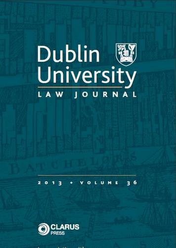 Beispielbild fr Dublin University Law Journal zum Verkauf von Brook Bookstore