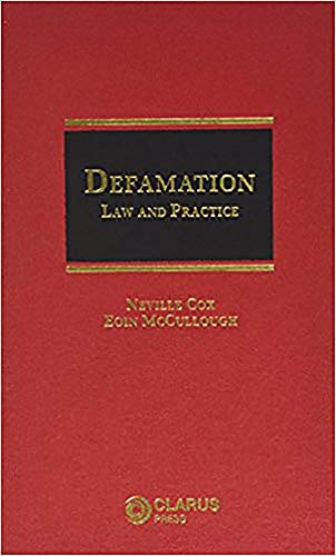 9781905536641: Defamation: Law and Practice