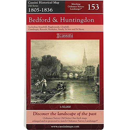 Stock image for Bedford and Huntingdon: No. 153 (Cassini Old Series Historical Map) for sale by WorldofBooks