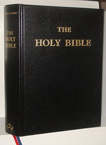 Imagen de archivo de Douay-Rheims Bible [Large size, black hardcover] a la venta por Mispah books