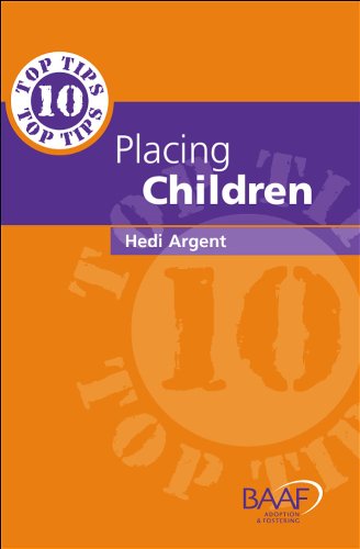 Beispielbild fr 10 Top Tip[s] for Placing Children in Permanent Families zum Verkauf von Blackwell's