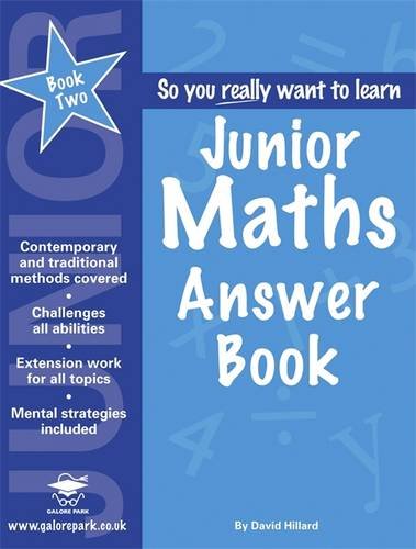 Stock image for Junior Maths Book 2 Answer Book for sale by Better World Books Ltd