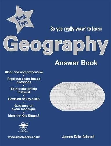 Stock image for So you really want to learn Geography Book 2 Answers for sale by Greener Books