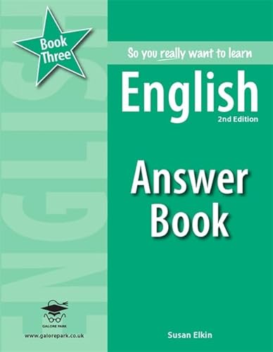 Stock image for So You Really Want to Learn English Book 3 Answer Book for sale by Goldstone Books