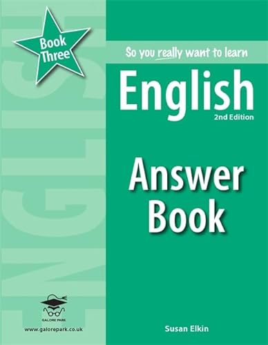 Stock image for So You Really Want to Learn English Book 3 Answer Book for sale by WorldofBooks