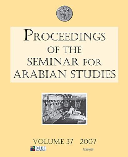 Imagen de archivo de Proceedings of the Seminar for Arabian Studies a la venta por Blackwell's
