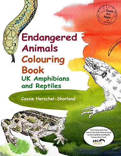 Stock image for Endangered Animals Colouring Book: UK Amphibians and Reptiles (Earth Art Apps) for sale by Lucky's Textbooks