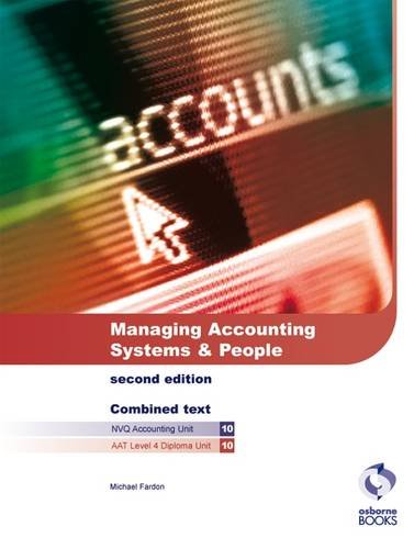 Managing Accounting Systems and People (AAT/NVQ Accounting) (9781905777228) by Fardon, Michael