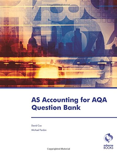 AS Accounting for AQA Question Bank (9781905777938) by David Cox; Michael Fardon