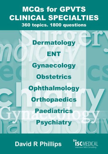 Beispielbild fr MCQs for GPVTS - Clinical Specialties: 360 Topics - 1800 Questions. zum Verkauf von WorldofBooks