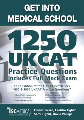 Beispielbild fr Get into Medical School - 1250 UKCAT Practice Questions. Includes Full Mock Exam zum Verkauf von WorldofBooks