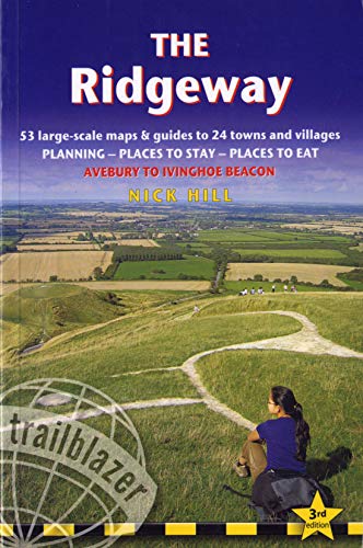 9781905864409: The Ridgeway: Avebury to Ivinghoe Beacon Planning, Places to Stay, Places to EatIncludes 53 Large-Scale Waling Maps and GPS Waypoints [Lingua ... Maps, Places to Stay, Places to Eat