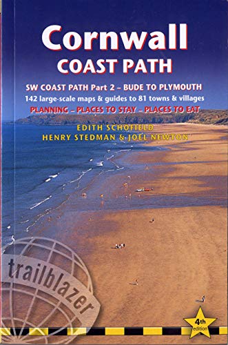 Stock image for Cornwall Coast Path - Bude to Plymouth Planning, Places to Stay, Places to See (Trailblazer British Walking Guide): Practical Walking Guide with 145 . Walking Guide to South West Coast Path) for sale by WorldofBooks