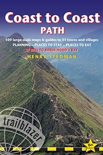 Stock image for Coast to Coast Path: St Bees to Robin Hood's Bay : Planning, Places to Stay, Places to Eat (Trailblazer Guide): British Walking Guide: Planning, . to Eat; Includes (British Walking Guides) for sale by WorldofBooks