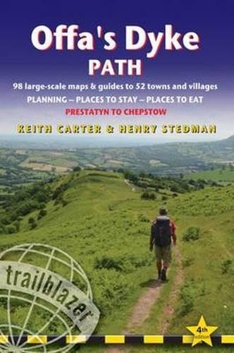 Beispielbild fr Offa's Dyke Path: Trailblazer British Walking Guide: Practical Walking Guide from Prestatyn to Chepstow with 98 Large-Scale Maps & Guides to 52 Towns & Villages (British Walking Guides) zum Verkauf von AwesomeBooks