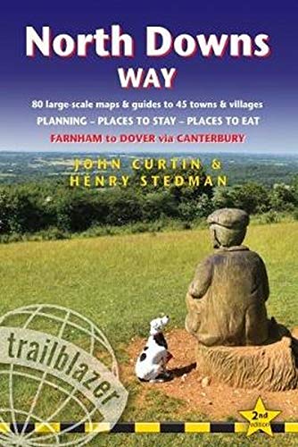 Beispielbild fr North Downs Way (Trailblazer British Walking Guides): 84 Large-Scale Walking Maps & Guides to 44 Towns & Villages - Planning, Places to Stay, Places . (Trailblazer British Walking Guides) zum Verkauf von WorldofBooks
