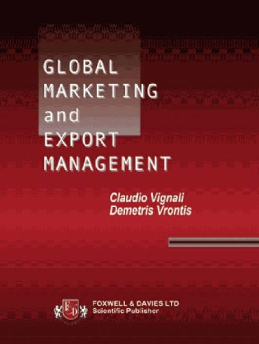 Global Marketing and Export Management (9781905868001) by Claudio Vignali; Demetris Vrontis