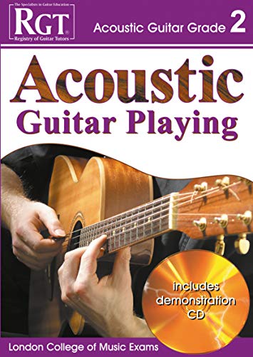 Stock image for Acoustic Guitar Playing, Grade 2 (RGT Guitar Lessons) for sale by Greener Books