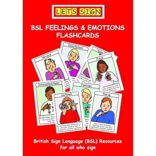 Beispielbild fr Let's Sign BSL Feelings & Emotions Flashcards zum Verkauf von Monster Bookshop