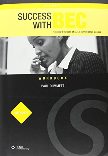 Imagen de archivo de SUCCESS WITH BEC HIGHER WORKBOOK WITH KEY BRE a la venta por WorldofBooks