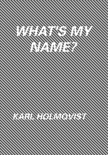 Karl Holmqvist: What's My Name? (9781906012182) by Karl Holmqvist