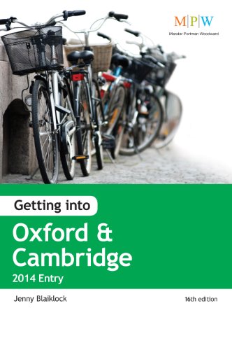 Beispielbild fr Getting into Oxford and Cambridge 2014 Entry zum Verkauf von Better World Books