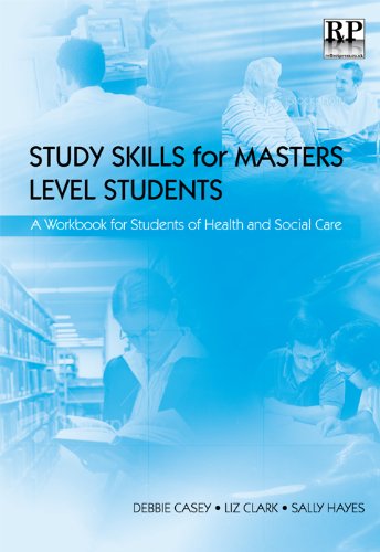 Beispielbild fr Study Skills for Masters Level Students: A Workbook for Students of Health and Social Care zum Verkauf von AwesomeBooks