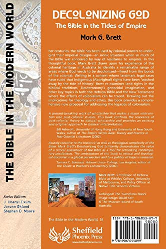 Stock image for Decolonizing God: The Bible in the Tides of Empire (Bible in the Modern World) for sale by HPB-Emerald