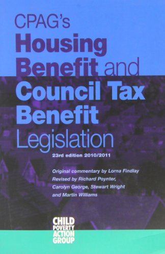 Stock image for CPAG's Housing Benefit and Council Tax Benefit Legislation 2010/2011 for sale by Simply Read Books
