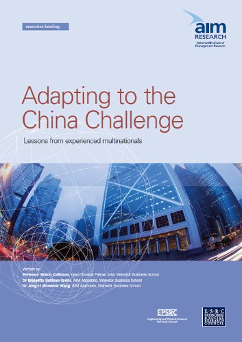 Beispielbild fr Adapting to the China Challenge: Lessons from experienced multinationals (Executive Briefing) zum Verkauf von Phatpocket Limited