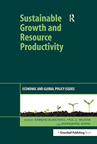 9781906093280: Sustainable Growth and Resource Productivity: Economic and Global Policy Issues