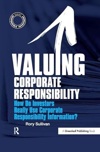 Stock image for Valuing Corporate Responsibility for sale by Blackwell's
