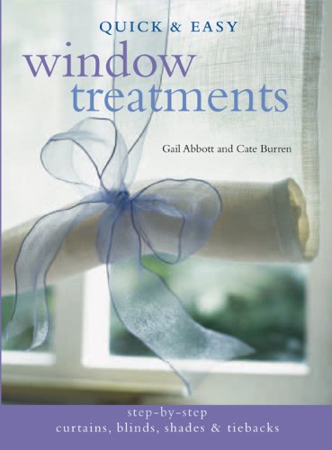 Beispielbild fr Quick & Easy Window Treatments (Quick & Easy (Cico Books)) zum Verkauf von Wonder Book