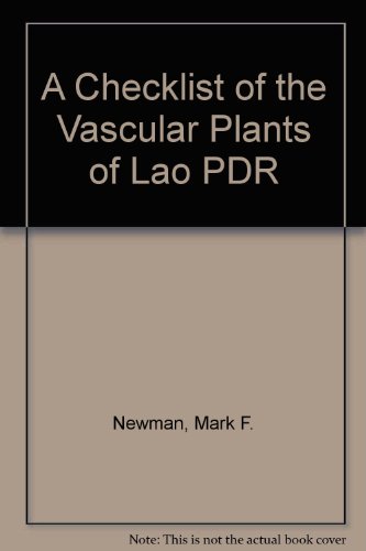 A Checklist of the Vascular Plants of Lao PDR (9781906129040) by Unknown Author