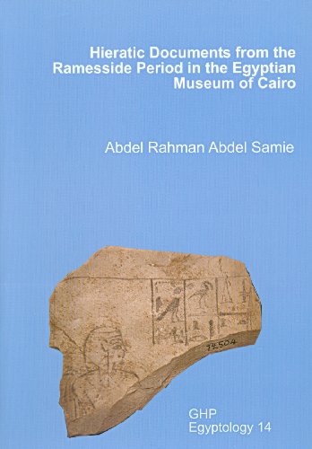 Imagen de archivo de Hieratic Documents from the Ramesside Period in the Egyptian Museum of Cairo (GHP Egyptology) [Paperback] Abdel Samie, Abdel Rahman a la venta por The Compleat Scholar