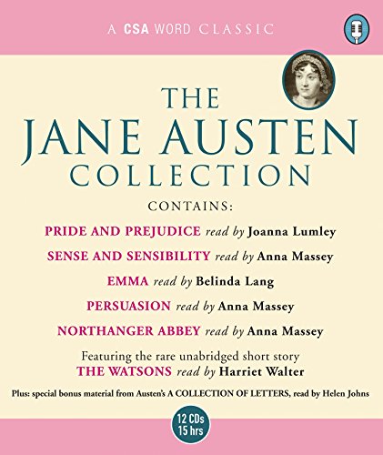 Beispielbild fr The Jane Austen Collection: "Sense and Sensibility", "Pride and Prejudice", "Emma", "Northanger Abbey", . Abbey, and the Watsons (A Csa Word Recording) zum Verkauf von WorldofBooks
