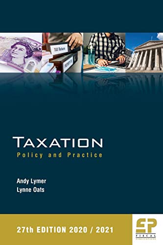 Stock image for Taxation - Policy and Practice 2020/21 (27th edition) for sale by PlumCircle