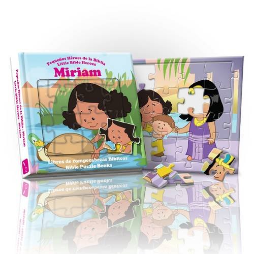 Stock image for Little Bible Heroes Miriam: Bible Puzzle Books (English and Spanish Edition) for sale by Green Street Books