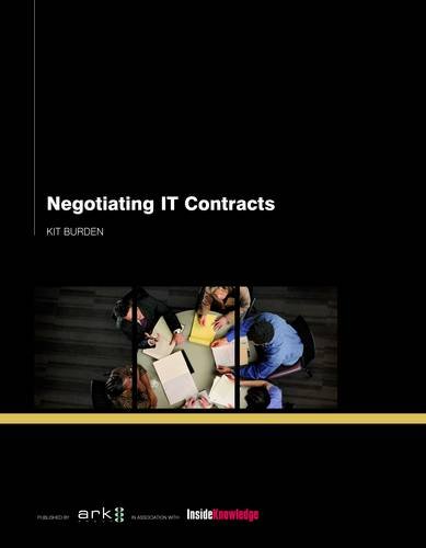 9781906355487: Negotiating IT and Outsourcing Contracts