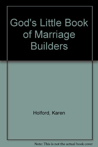 Beispielbild fr God's Little Book of Marriage Builders zum Verkauf von WorldofBooks