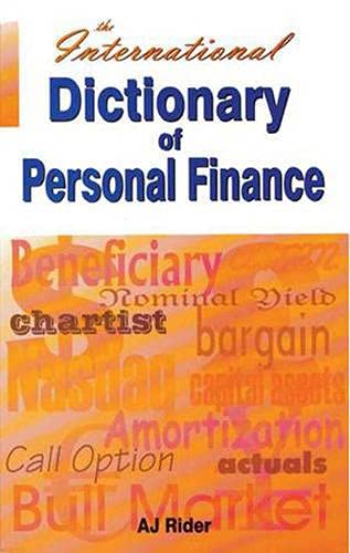 Beispielbild fr International Dictionary of Personal Finance zum Verkauf von AwesomeBooks