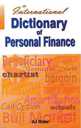 Stock image for International Dictionary of Personal Finance for sale by AwesomeBooks