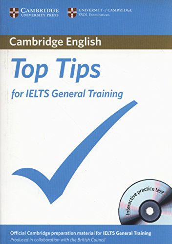 9781906438739: Top Tips for IELTS General Training Paperback with CD-ROM (CAMBRIDGE)