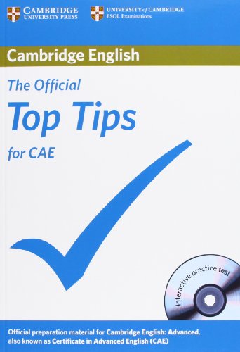 Imagen de archivo de The Official Top Tips for CAE with CD-ROM a la venta por WorldofBooks