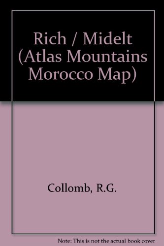 Beispielbild fr Rich Midelt Atlas Mountains Morocco Map zum Verkauf von PBShop.store US